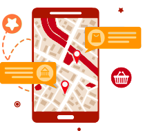 Look for your shop on the map