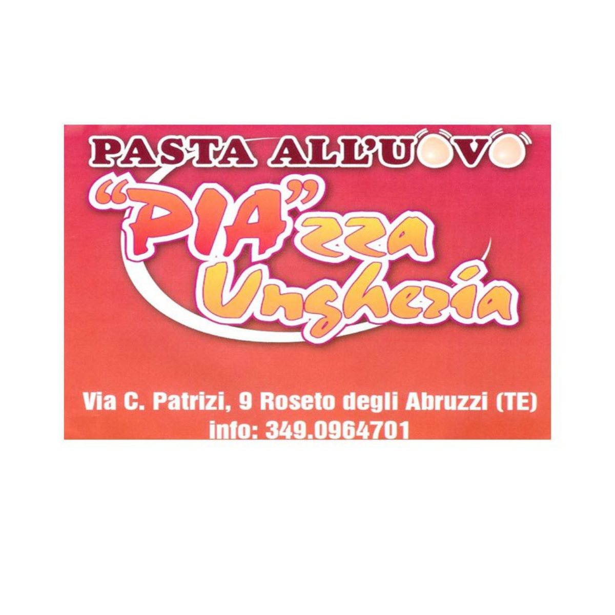 Pasta all'Uovo "PIA"zza Ungheria